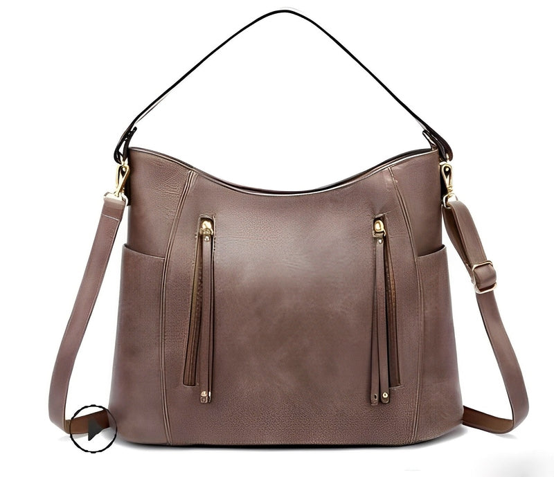 Léa Elegant Genuine Leather Handbag