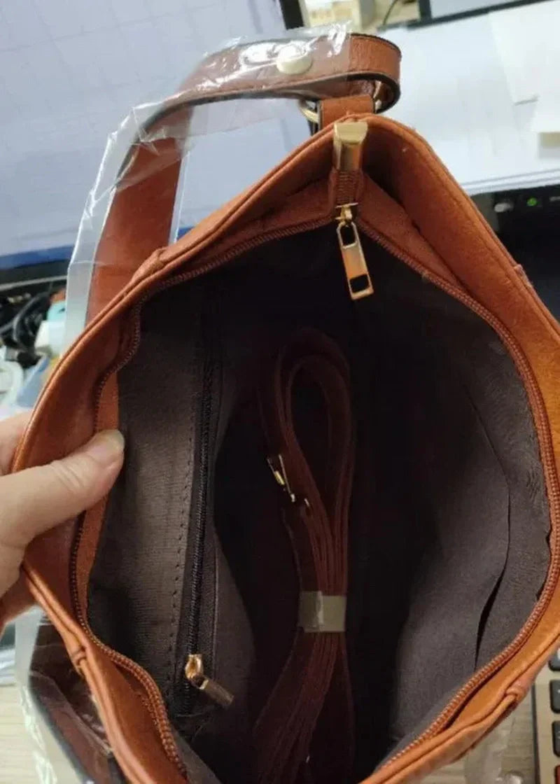 Léa Elegant Genuine Leather Handbag