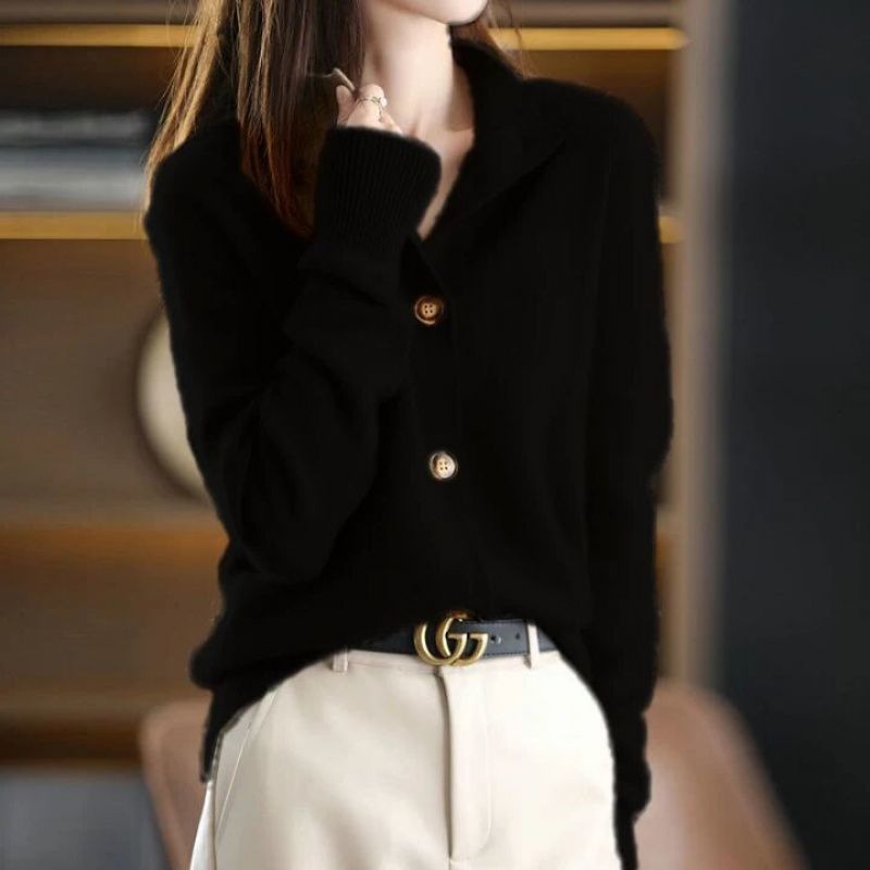 Léa Elegant Sweater in Merino Wool