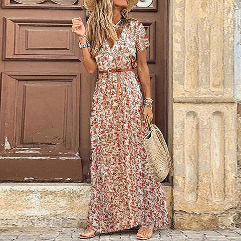 Elegant and Light Long Bohemian Dress Emma