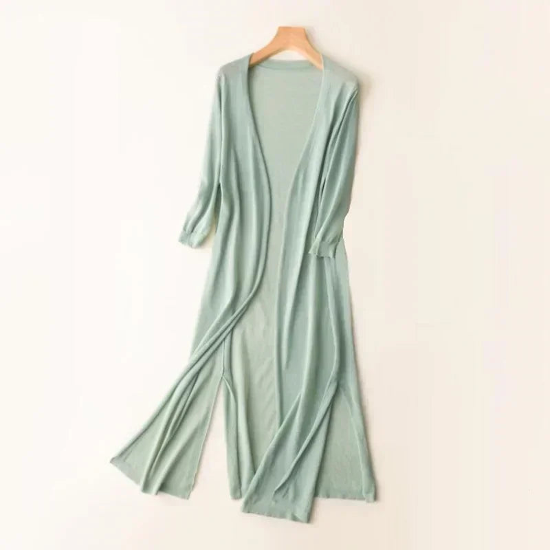Emma – Soft and elegant long cardigan for women
