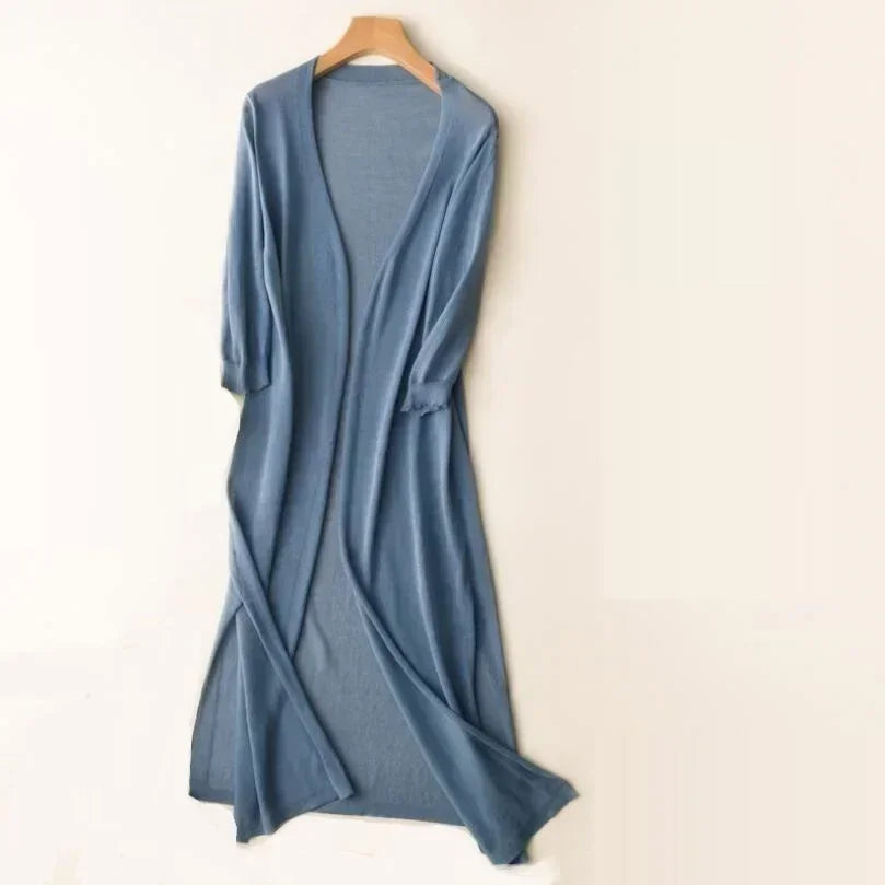 Emma – Soft and elegant long cardigan for women