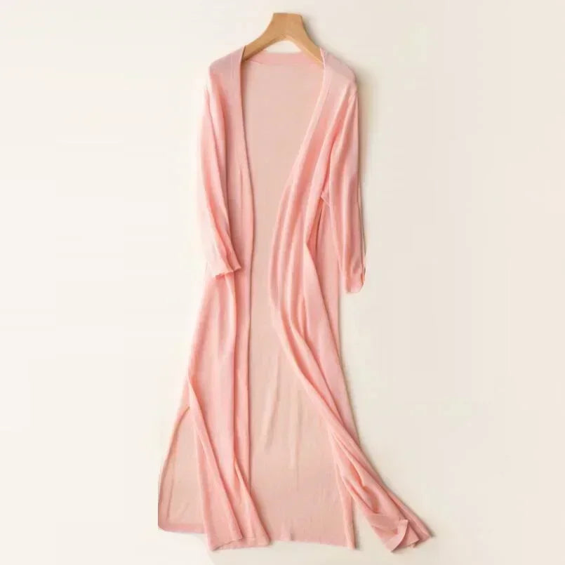 Emma – Soft and elegant long cardigan for women