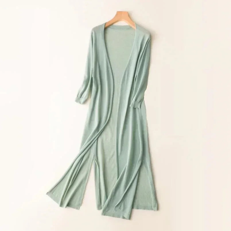 Emma – Soft and elegant long cardigan for women