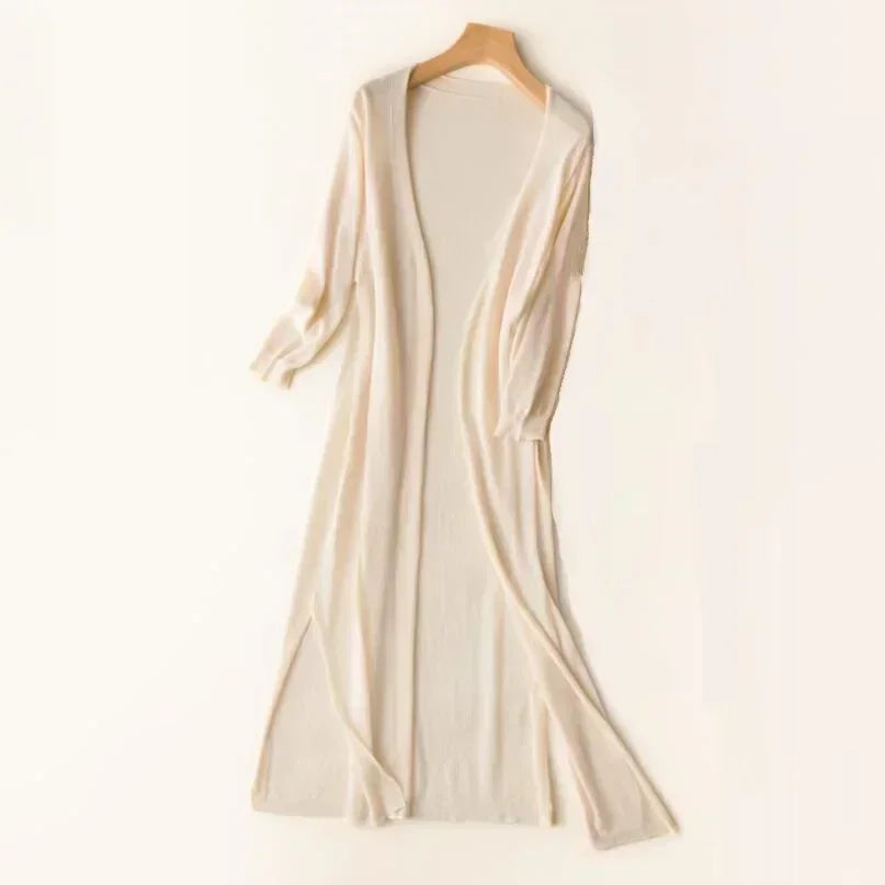 Emma – Soft and elegant long cardigan for women