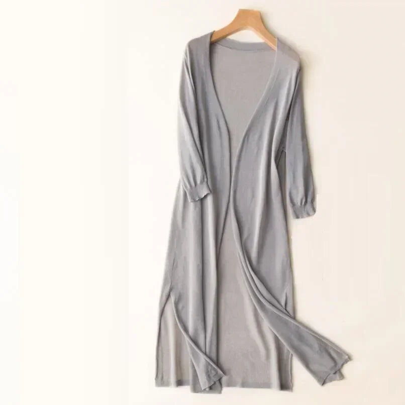 Emma – Soft and elegant long cardigan for women