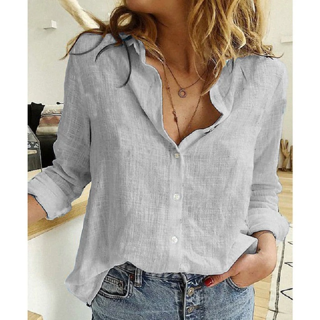 Léa – Soft and refined blouse in organic cotton