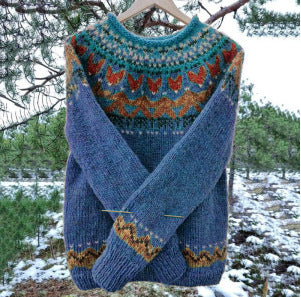Clara – Pull Fair Isle chaud au charme rustique