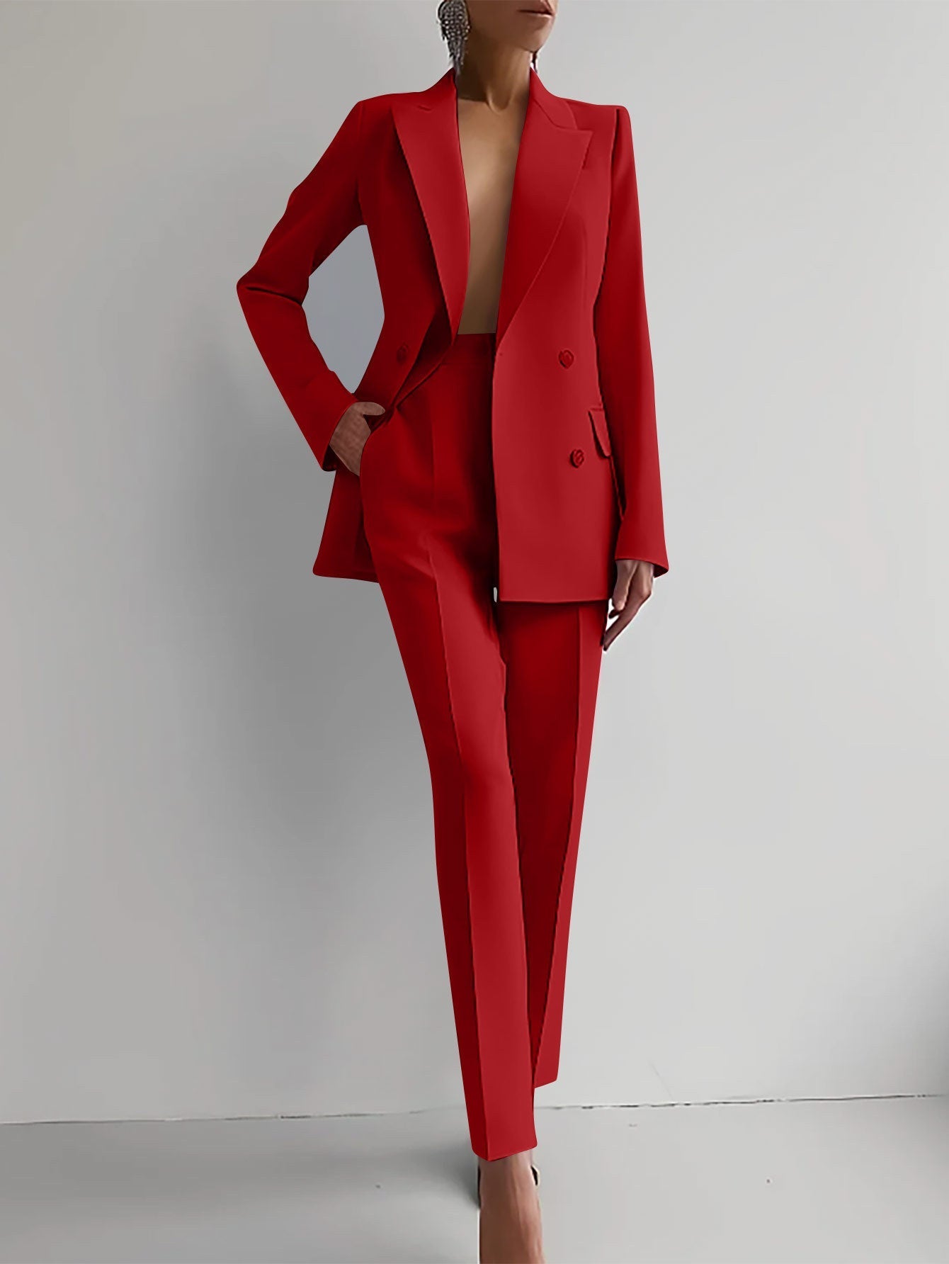 Léa – Elegant Women's Blazer and Pants Set