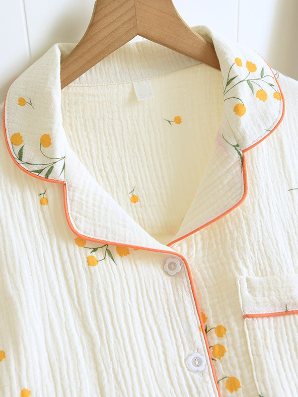 Emma Douce Élégante Pyjama en Coton