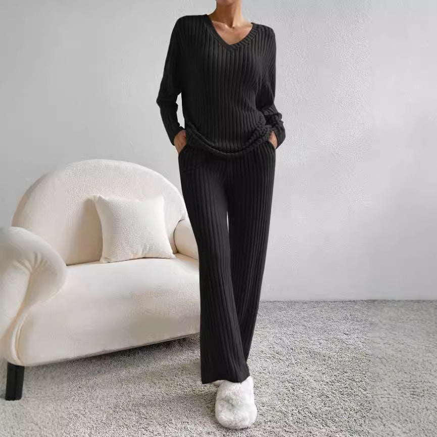 Sophie – Soft and elegant ribbed knit set
