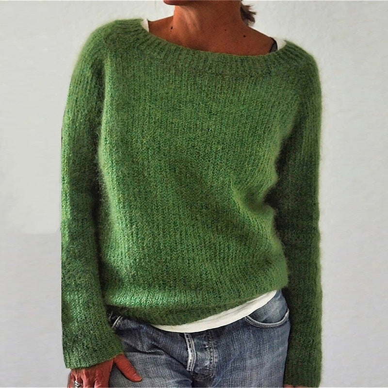 Sophie – Pull doux classique en maille