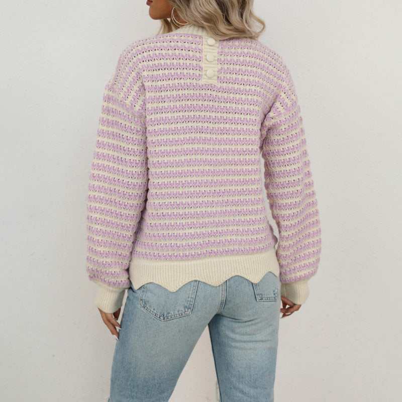 Léa Elegant Knitted Sweater