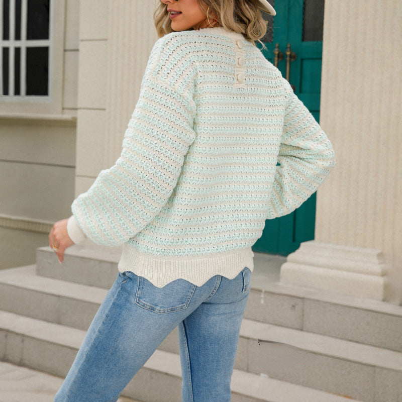 Léa Elegant Knitted Sweater