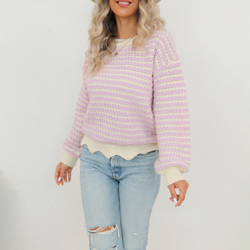 Léa Elegant Knitted Sweater