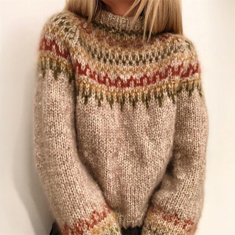 Léa – Warm and comfortable sweater with timeless Nordic pattern