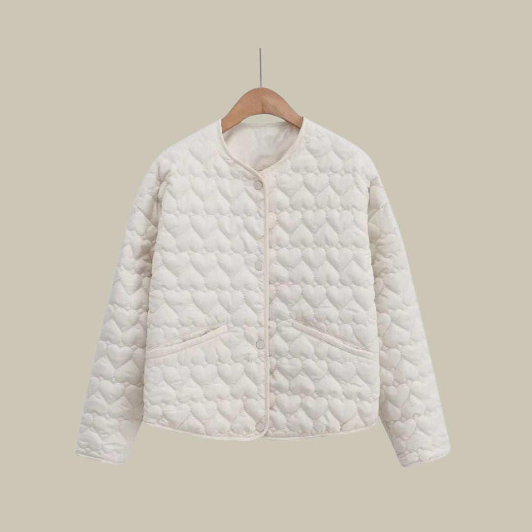 Amelie Elegant Quilted Winter Down Jacket