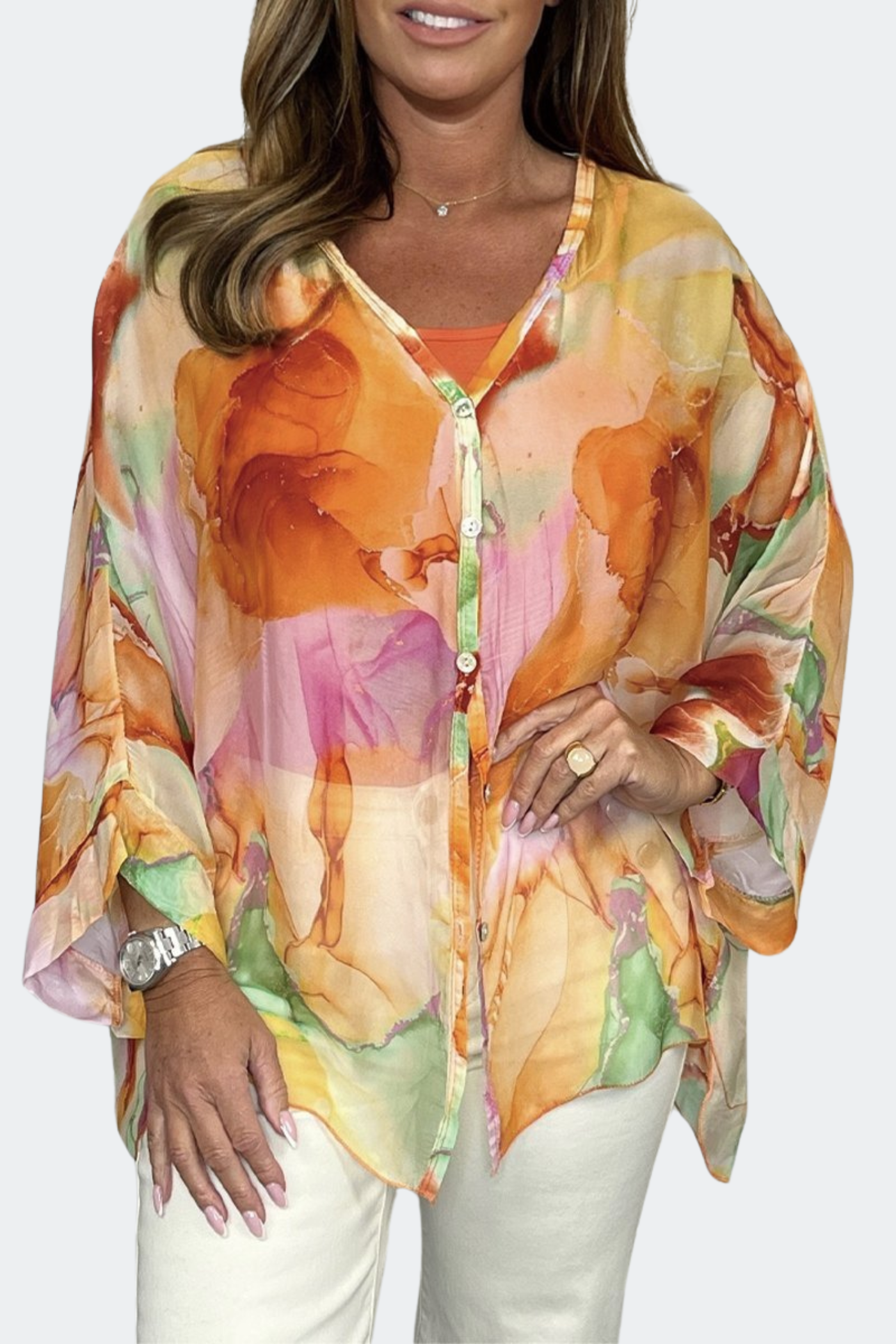 Women's Blouse - Loose Long Sleeves