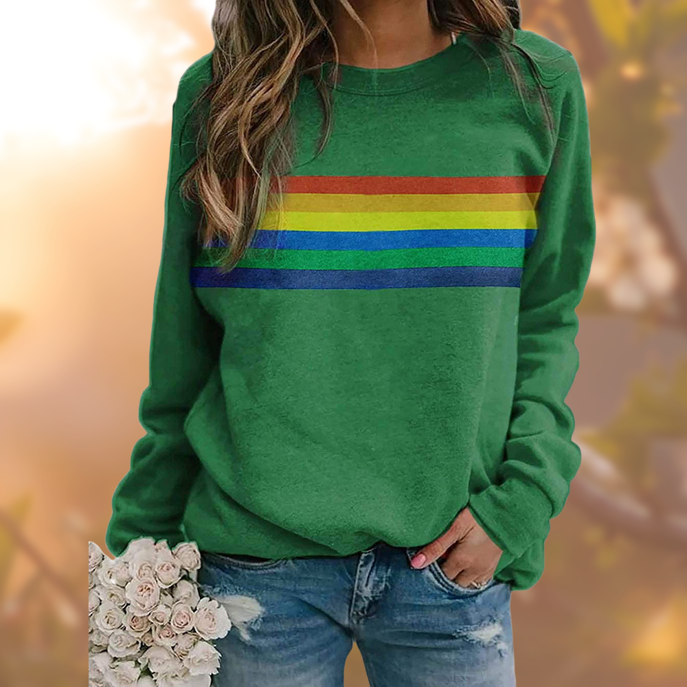 Emma – Soft and colorful rainbow sweatshirt