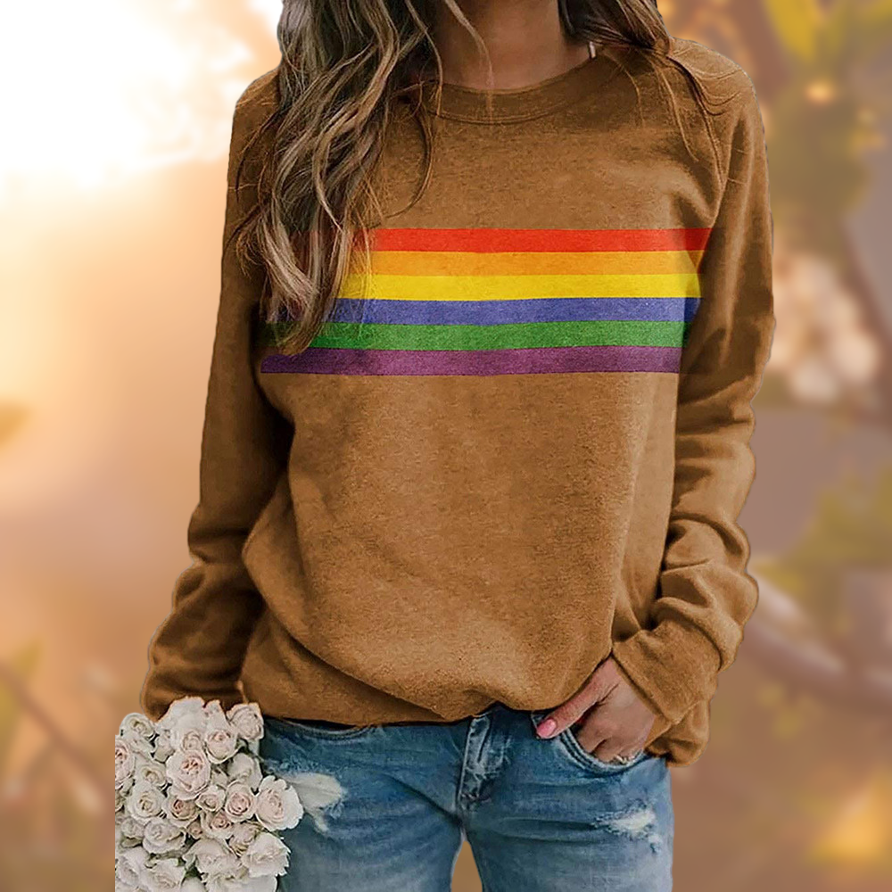 Emma – Soft and colorful rainbow sweatshirt