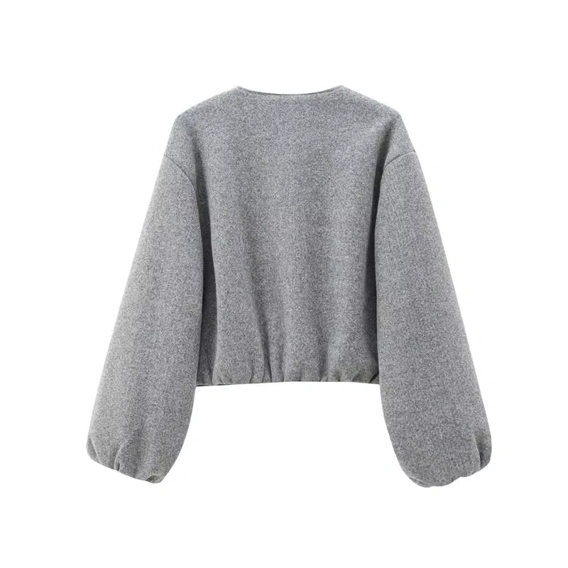 Short Soft Tweed Jacket for Women
