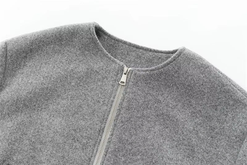 Short Soft Tweed Jacket for Women