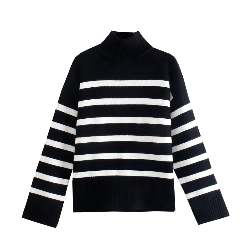 Women's Winter Striped Sweater