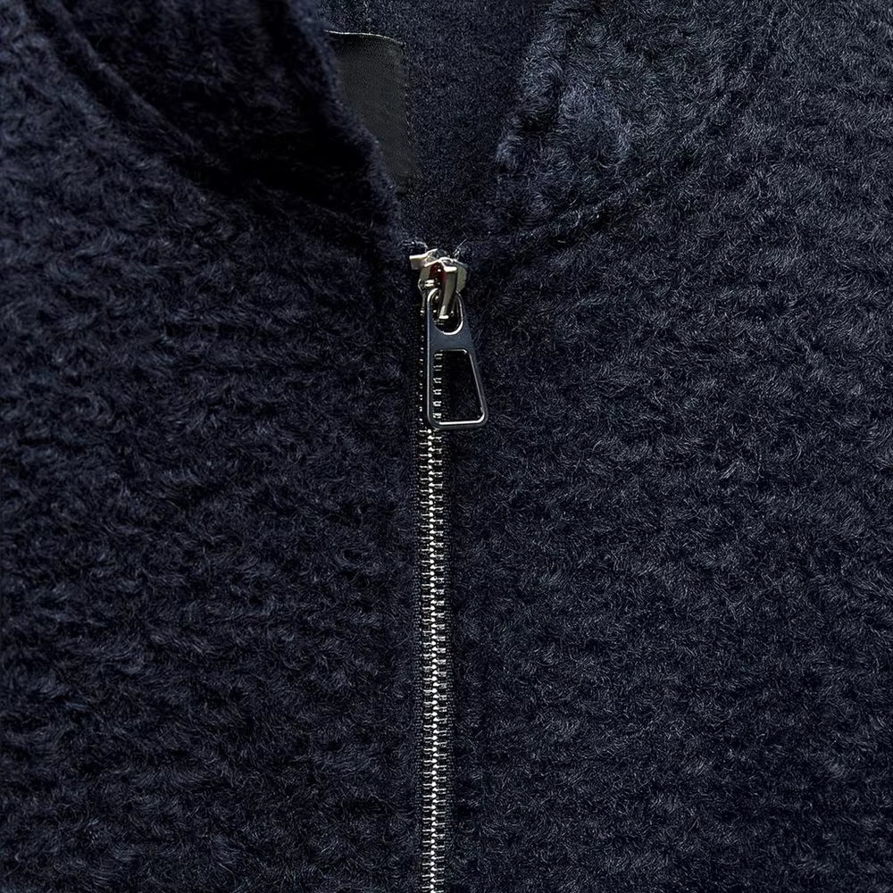 Oversized Zip Bomber Jacket