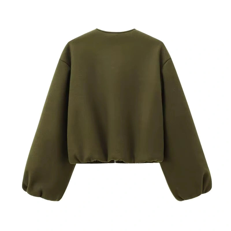 Short Soft Tweed Jacket for Women