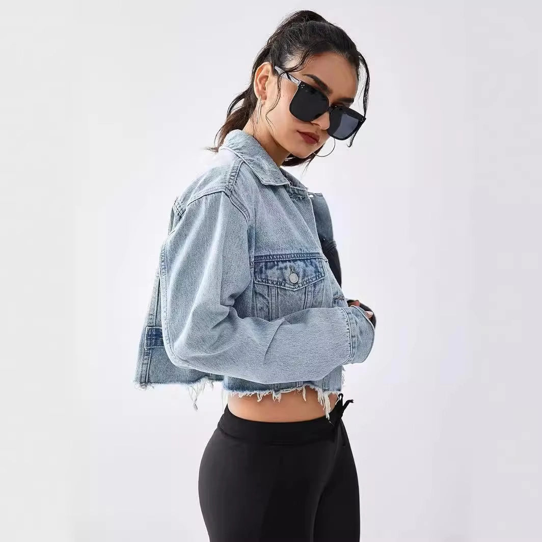 Short Jacket with Fringe