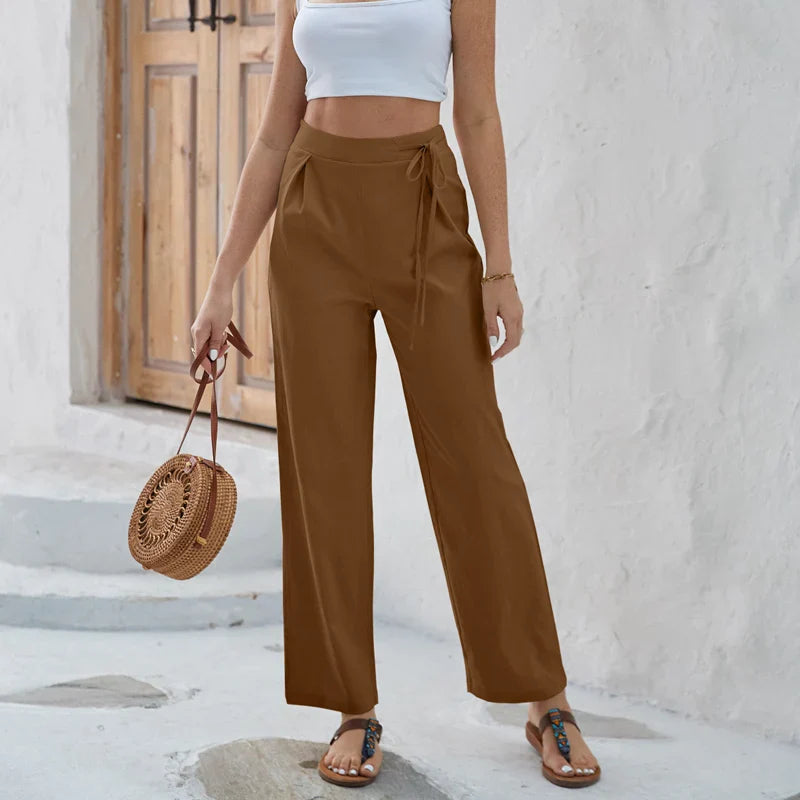 High-Waisted Wide-Leg Pants for Women