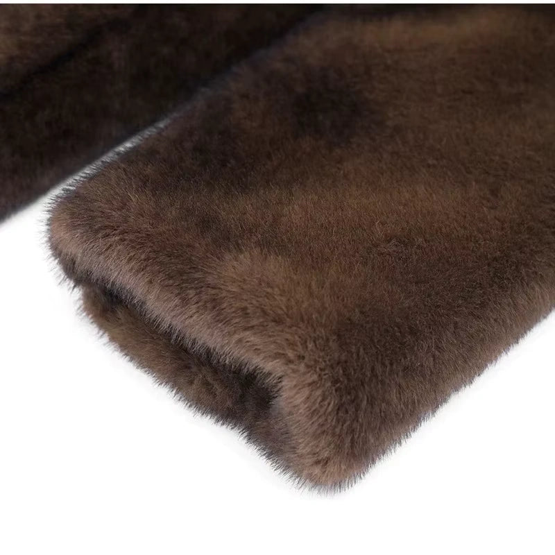 Long Faux Fur Coat