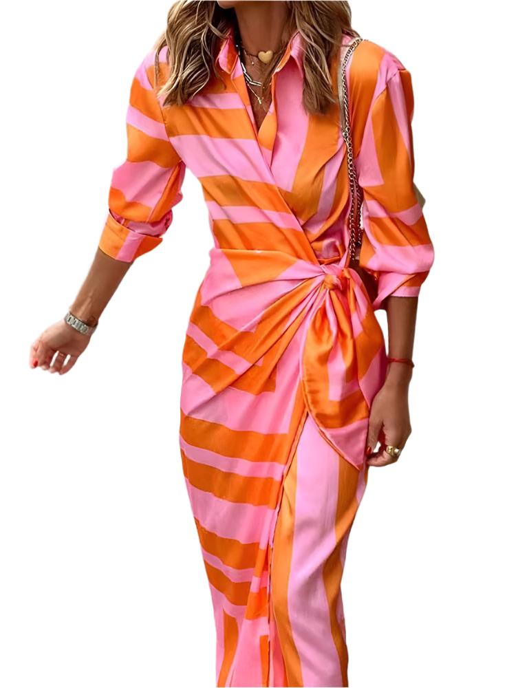 Emma – Elegant Summer Wrap Dress in Premium Fabric