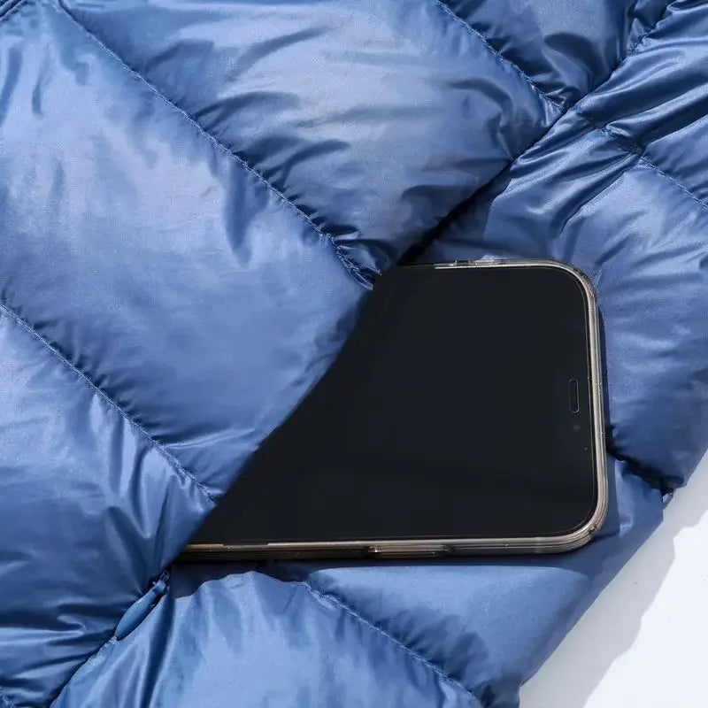 Élise elegant lightweight down jacket with removable hood