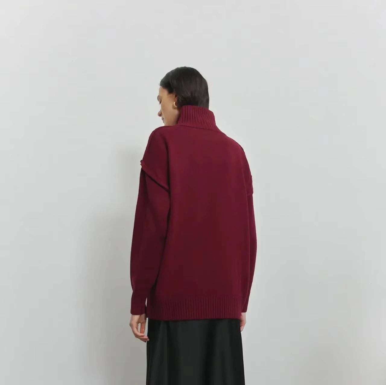 Women's Monochrome Turtleneck