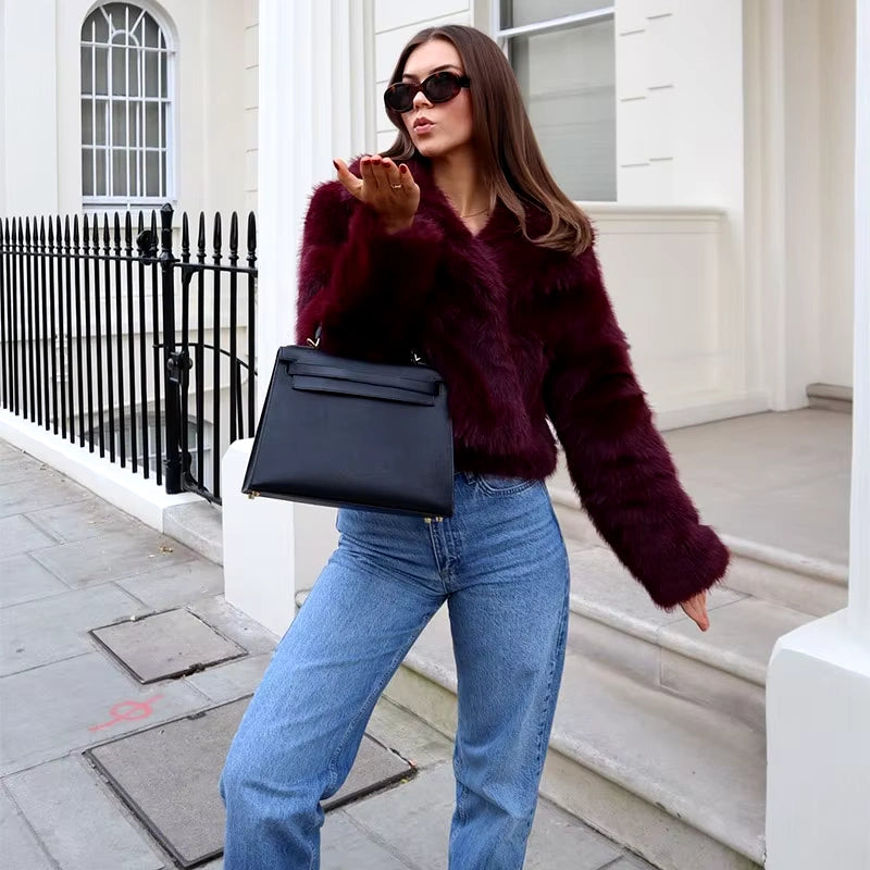 Chic Jacket in Soft Hair