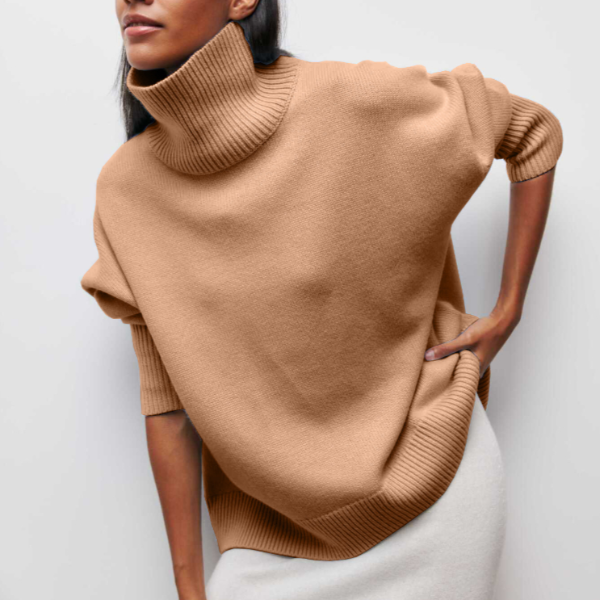 Emma – Turtleneck sweater in soft knit