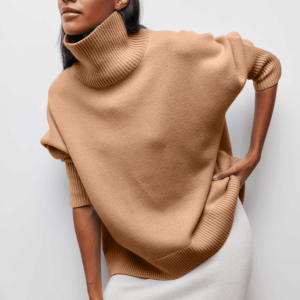 Sophie – Soft and Elegant Turtleneck Sweater in Blended Wool