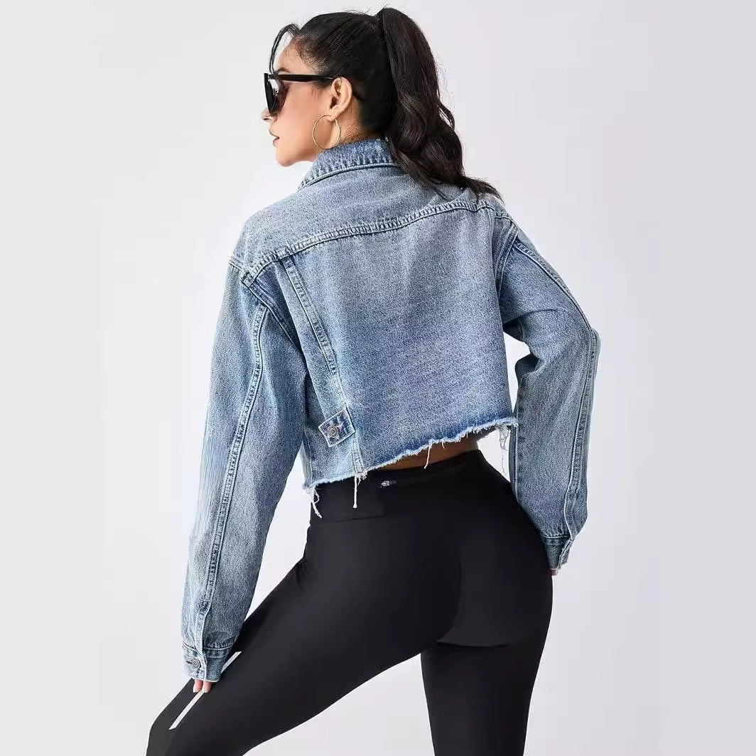 Short Jacket with Fringe