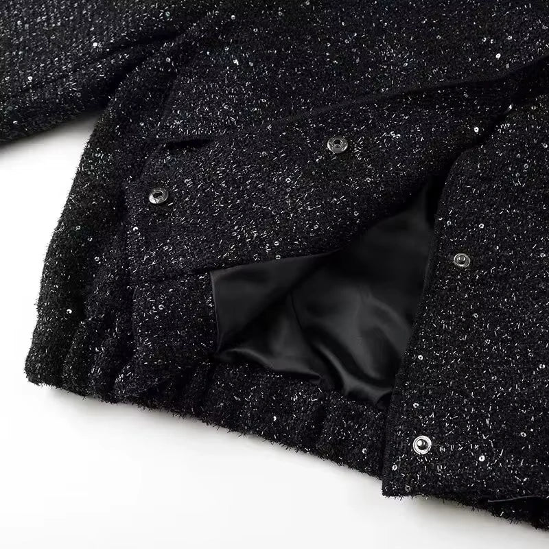Shiny Sequin Jacket