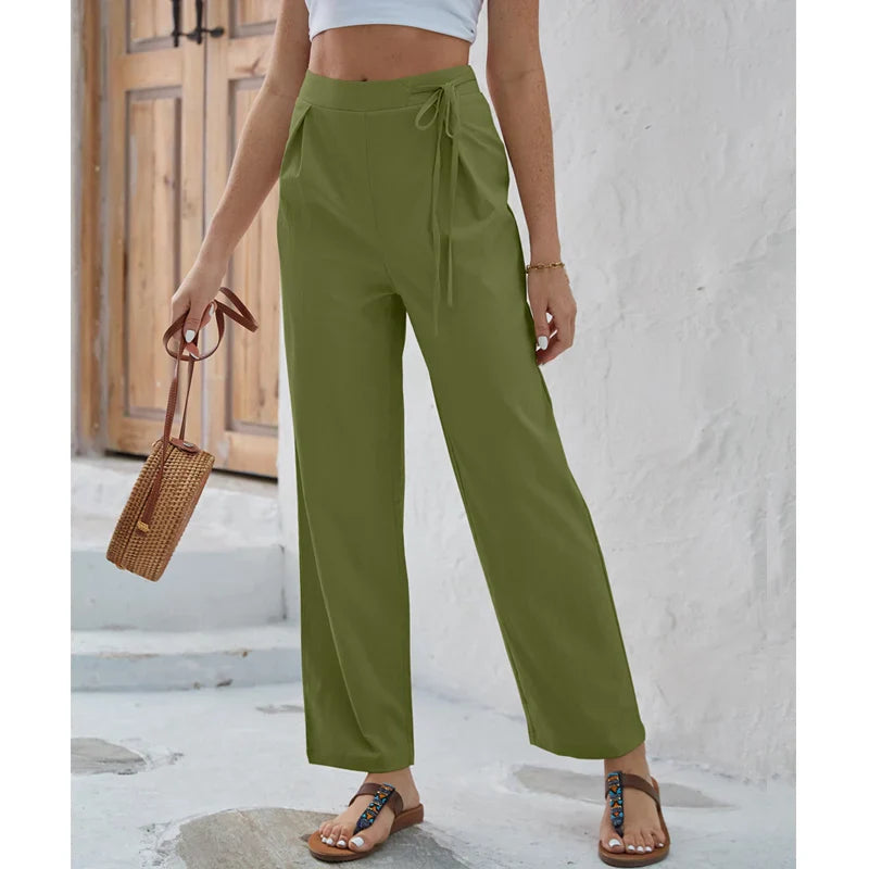 High-Waisted Wide-Leg Pants for Women