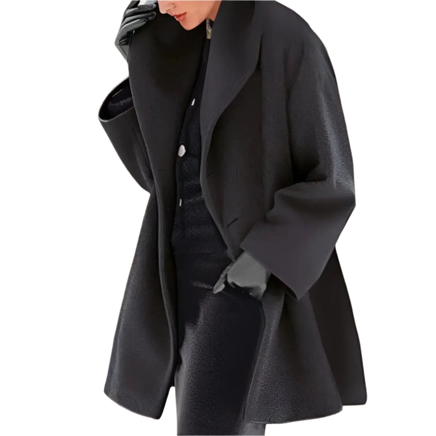 Sophie – Élégant manteau d’hiver à capuche pour femme