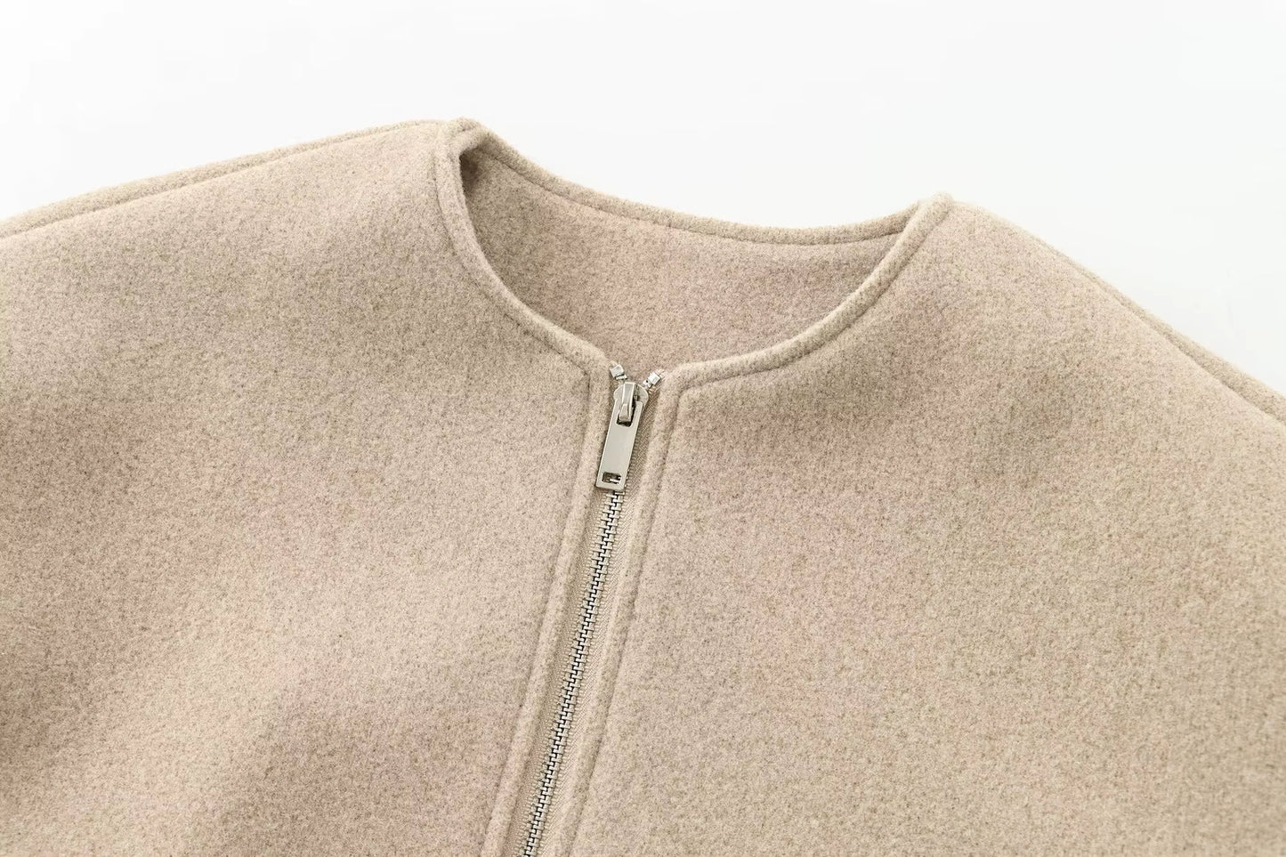 Short Soft Tweed Jacket for Women