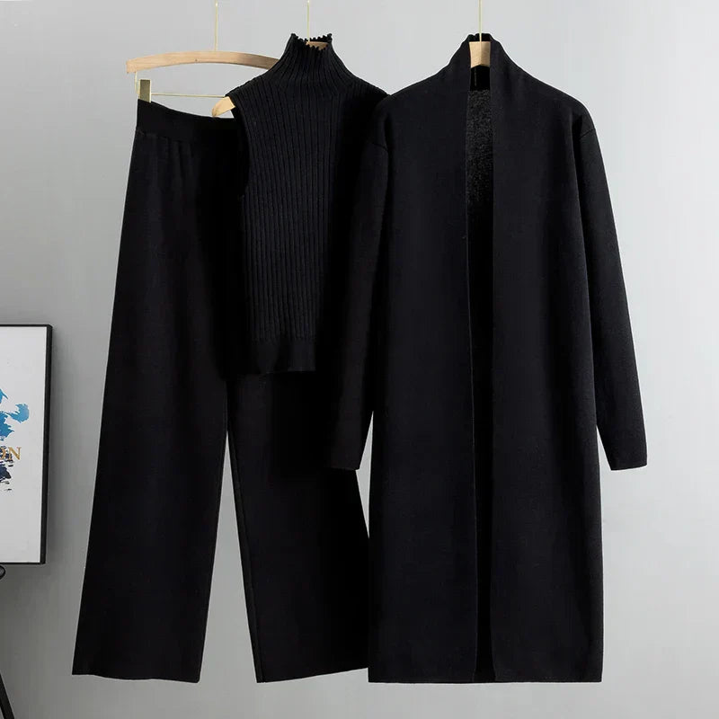 Emma – Ensemble d’hiver doux et élégant trois pièces