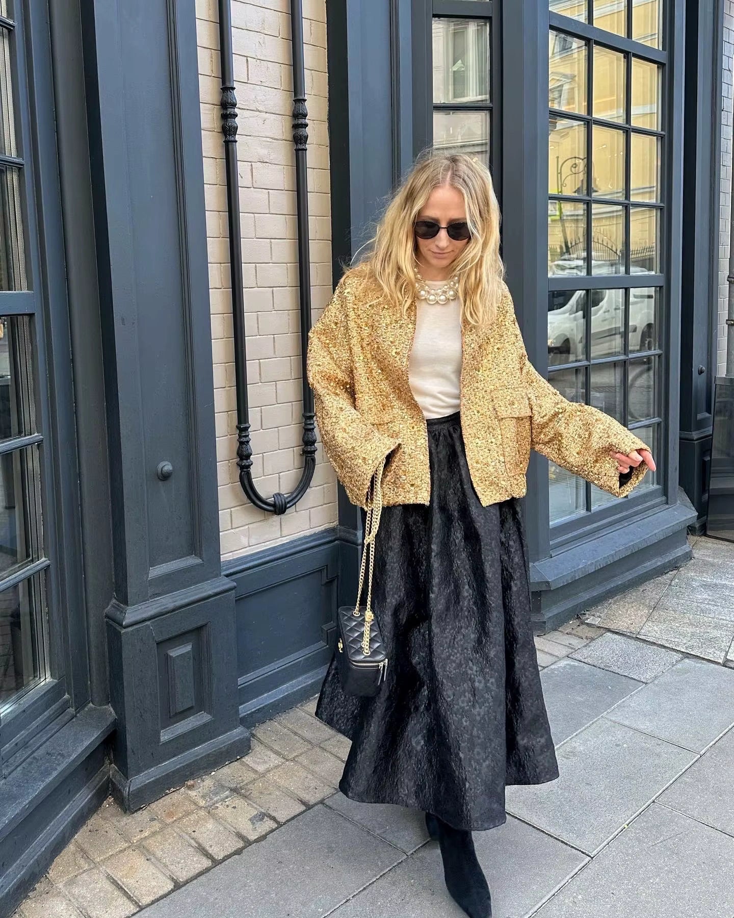 Shiny Sequin Jacket