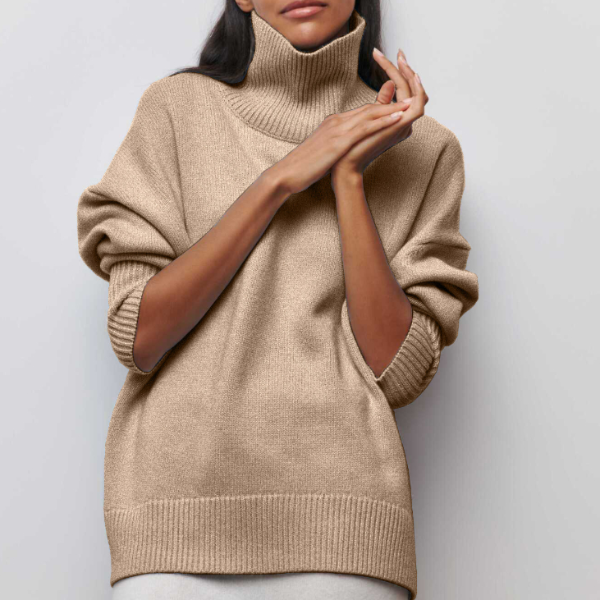 Emma – Turtleneck sweater in soft knit