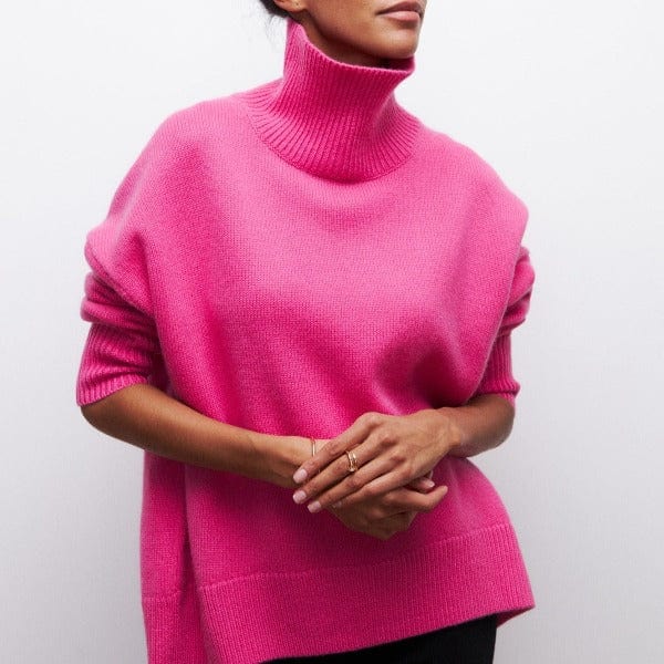 Sophie – Soft and Elegant Turtleneck Sweater in Blended Wool