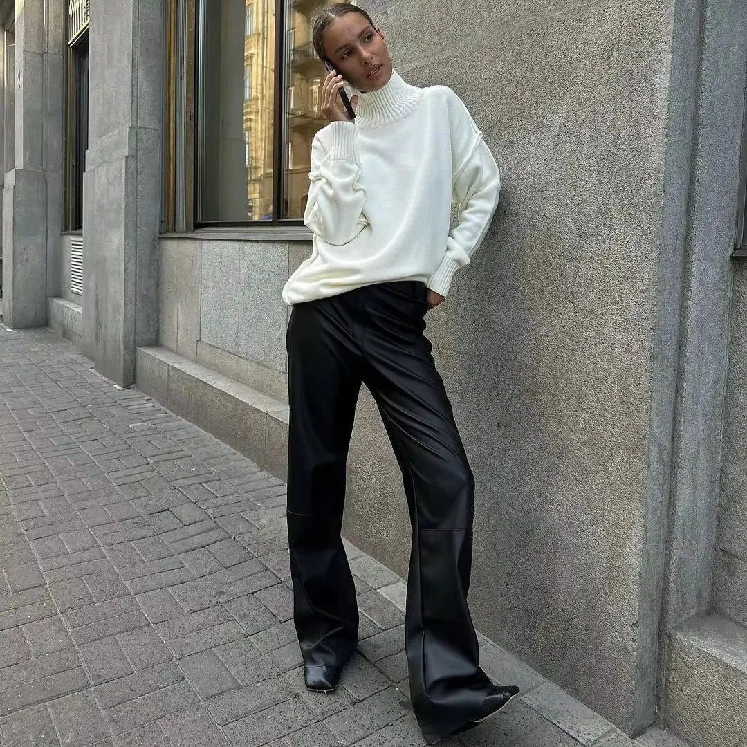 Women's Monochrome Turtleneck