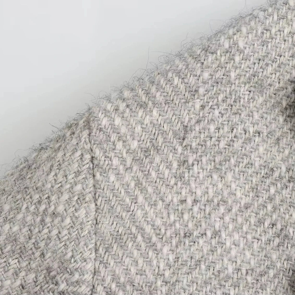 Long Herringbone Coat