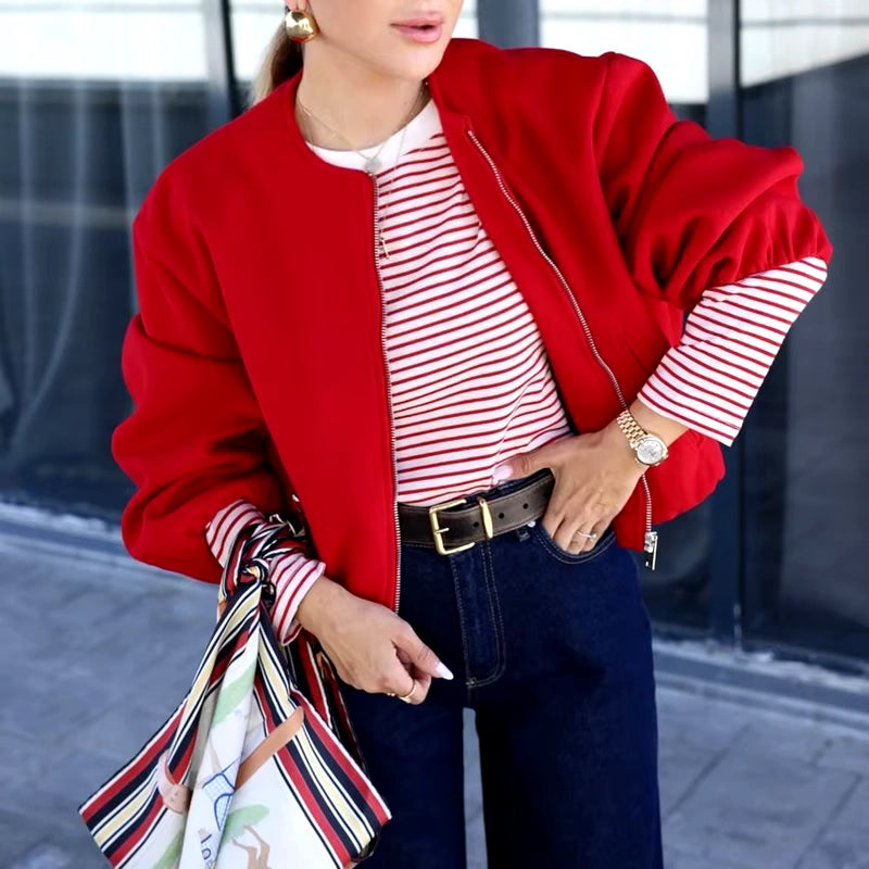 Short Soft Tweed Jacket for Women